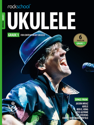 Book cover for Rockschool Ukulele Grade 1 - (2020)