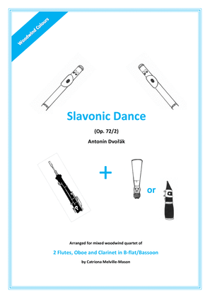 Book cover for Slavonic Dance Op. 72/2 (2 flutes, oboe & clarinet/bassoon)