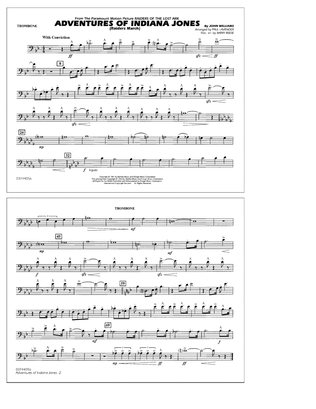 Adventures Of Indiana Jones (Raiders March) (arr. Paul Lavender) - Trombone