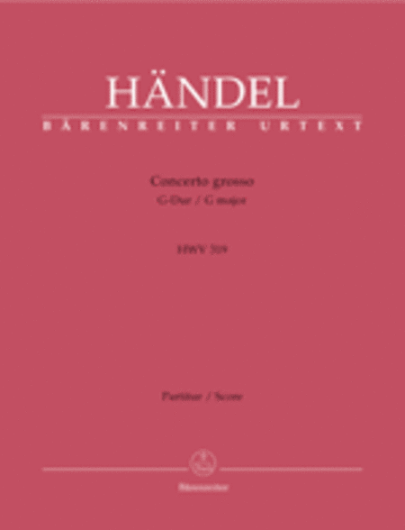 Concerto grosso HWV 319