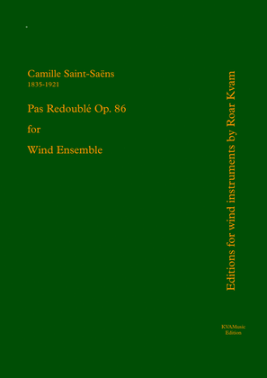 Book cover for Saint-Saëns: Paz Redoublé (Wind Ensemble)