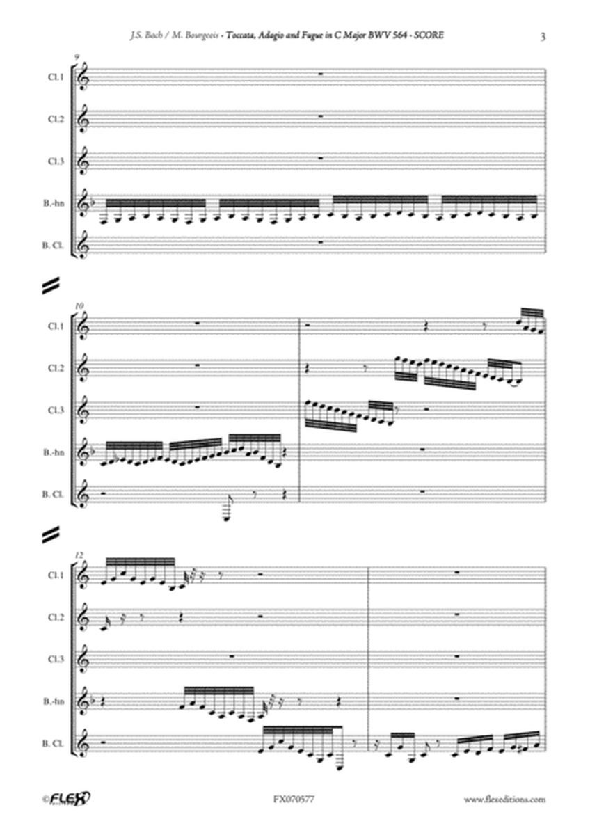 Toccata, Adagio and Fugue in C Major BWV 564 image number null