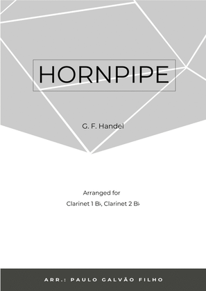 Book cover for HORNPIPE - HANDEL - CLARINET DUET