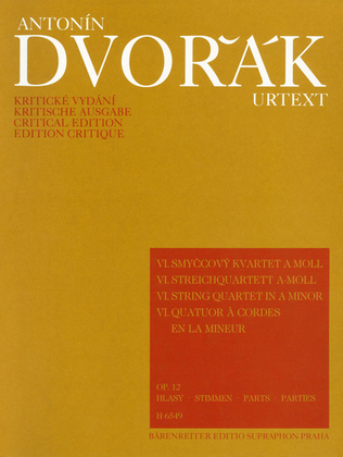 Book cover for Streichquartett no. 6 a-Moll, op. 12