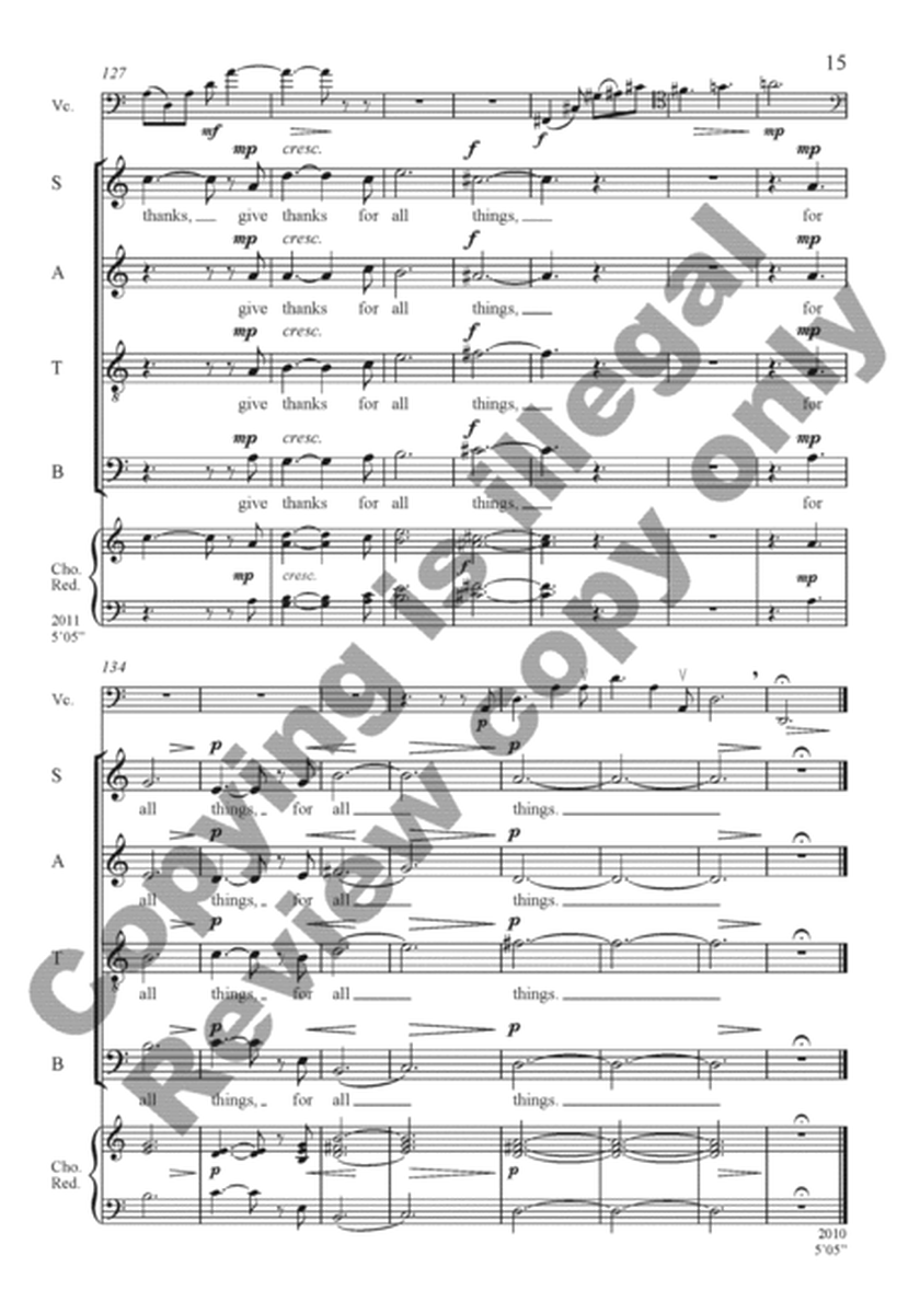 Wilbur: Psalm (Choral Score) image number null