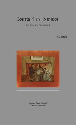 Book cover for Bach Flute Sonata 1 in b minor