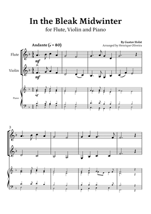 Book cover for In the Bleak Midwinter (Flute, Violin and Piano) - Beginner Level