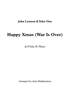 Book cover for Happy Xmas (war Is Over)