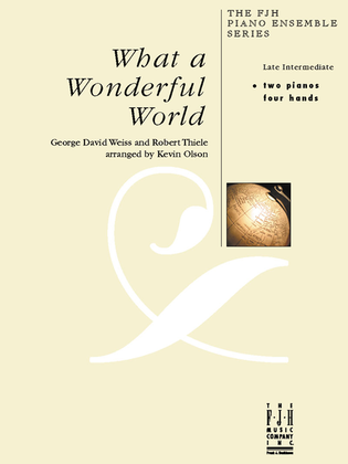 Book cover for What a Wonderful World