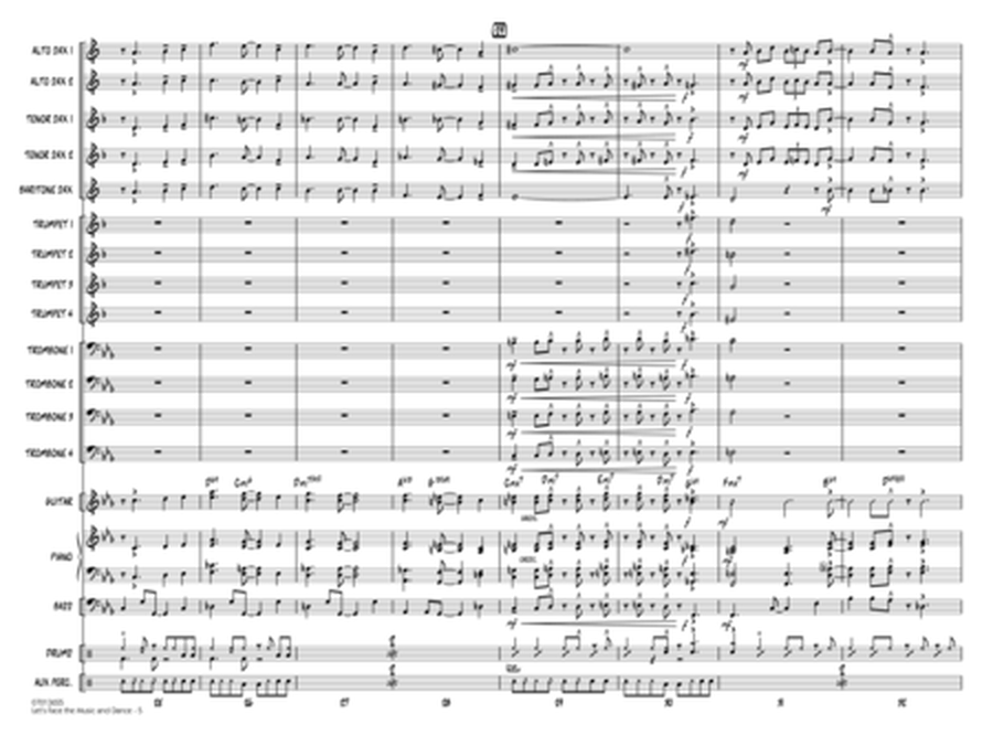 Let's Face the Music and Dance (arr. Michael Philip Mossman) - Conductor Score (Full Score)