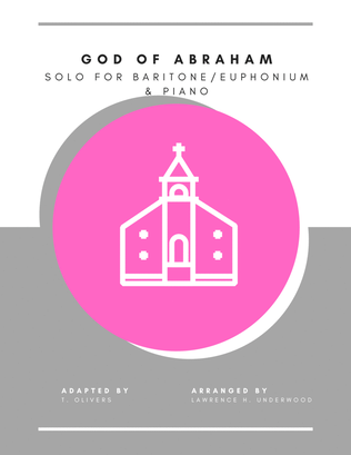 Book cover for God of Abraham for Baritone/Euphonium