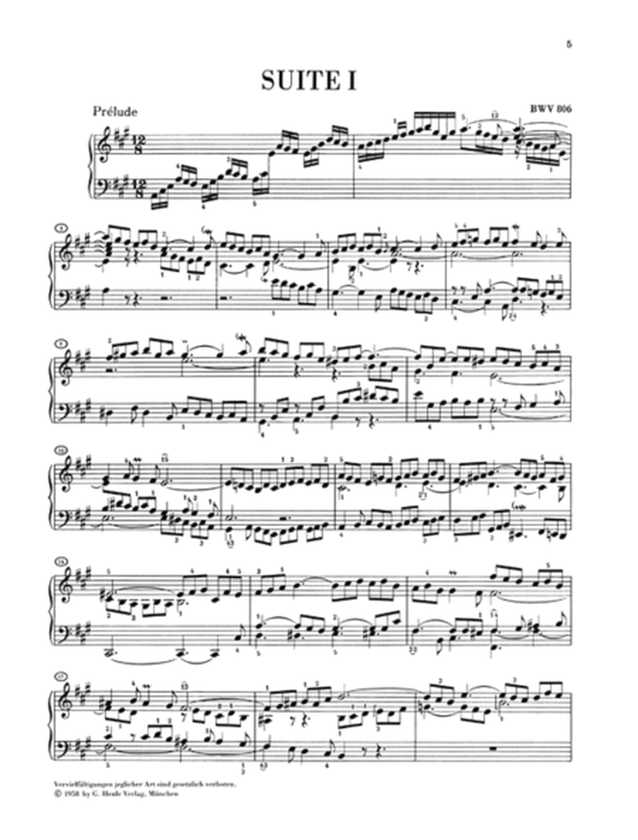 English Suites BWV 806-811