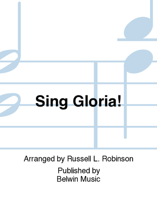 Book cover for Sing Gloria!