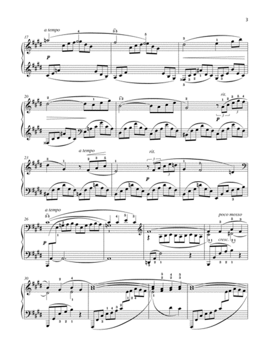 Arabesque No.1 E major