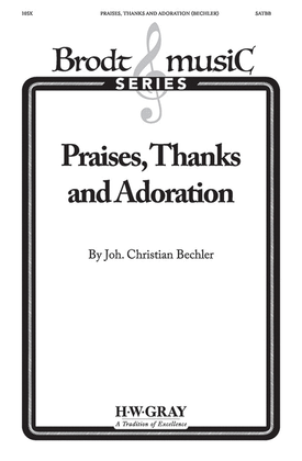 Book cover for Praise, Thanks, and Adoration