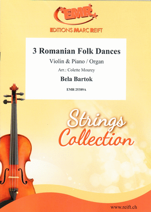 Book cover for 3 Romanian Folk Dances