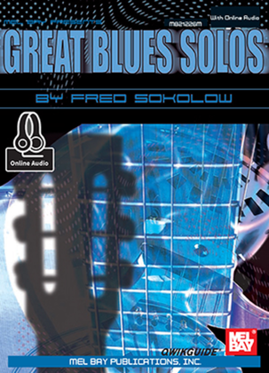 Book cover for Great Blues Solos