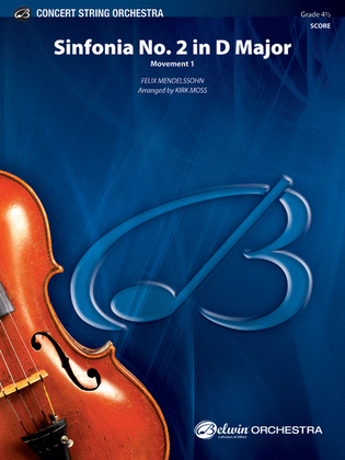 Book cover for Sinfonia No. 2 in D Major