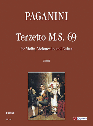 Book cover for Terzetto M.S. 69 for Violin, Violoncello and Guitar