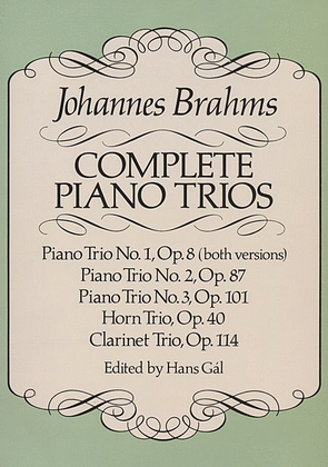 Book cover for Complete Piano Trios