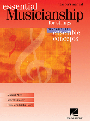 Book cover for Essential Musicianship for Strings – Ensemble Concepts