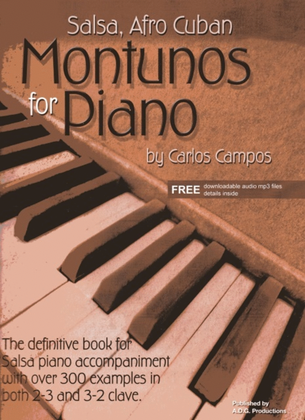 Book cover for Salsa & Afro Cuban Montunos for Piano