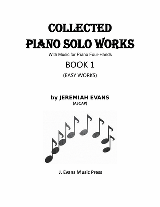 Book cover for Collected Piano Works, Book 1 (Easy Works)