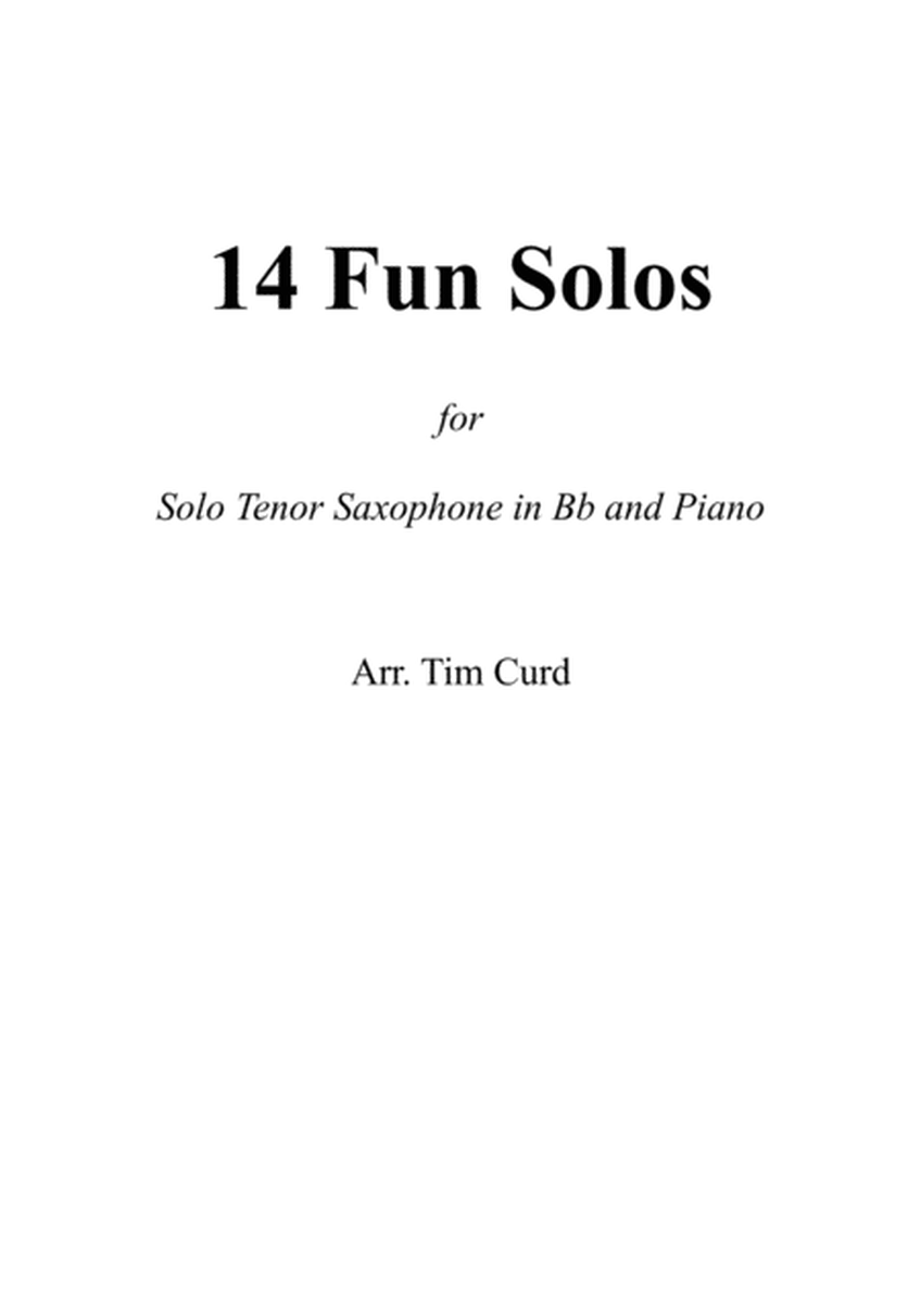 14 Fun Solos for Tenor Saxophone and Piano image number null