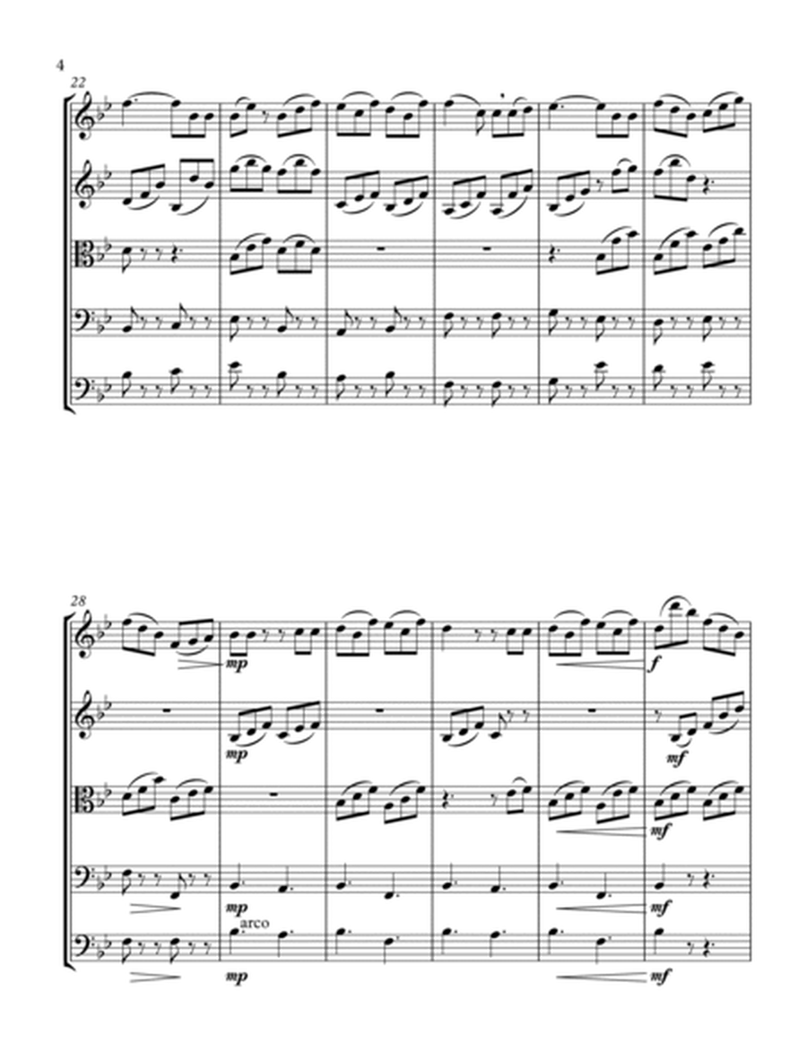 MARRIAGE OF FIGARO - LE NOZZE DI FIGARO - SULL'ARIA - Mozart -String Orchestra, Intermediate Level f image number null
