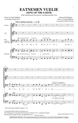 Eatnemen Vuelie (Song Of The Earth) (arr. Emily Crocker)