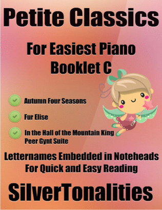Book cover for Petite Classics for Easiest Piano Booklet C