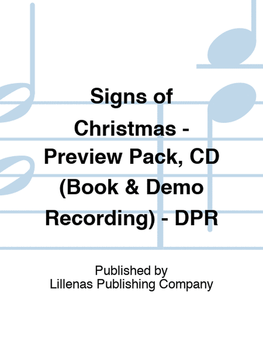 Signs of Christmas - Preview Pack, CD (Book & Demo Recording) - DPR