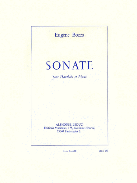 Sonate (oboe & Piano)