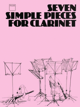 Book cover for Seven Simple Pieces for Clarinet