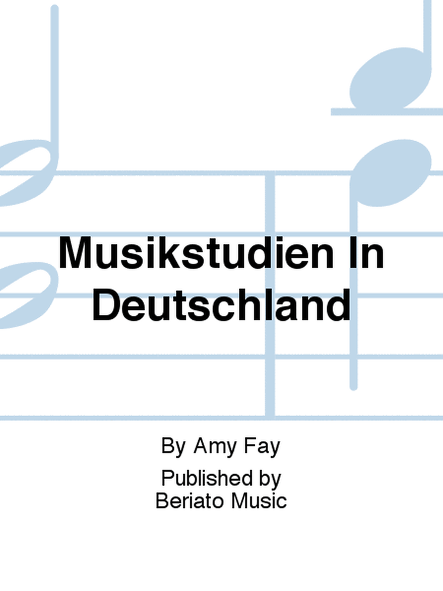 Musikstudien In Deutschland