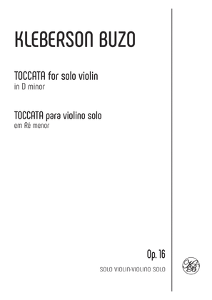 Toccata for Solo Violin op. 16