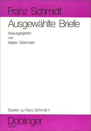 Book cover for Ausgewahlte Briefe (Franz Schmidt)