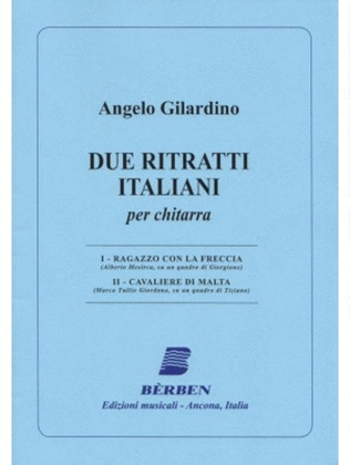 Book cover for Due Ritratti Italiani