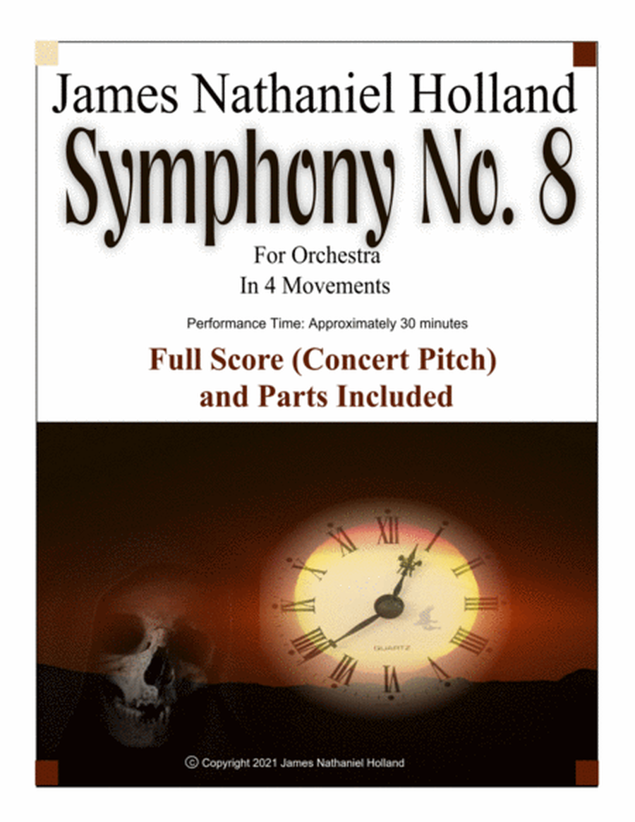 Symphony No. 8 for Orchestra, Full Score and Parts image number null