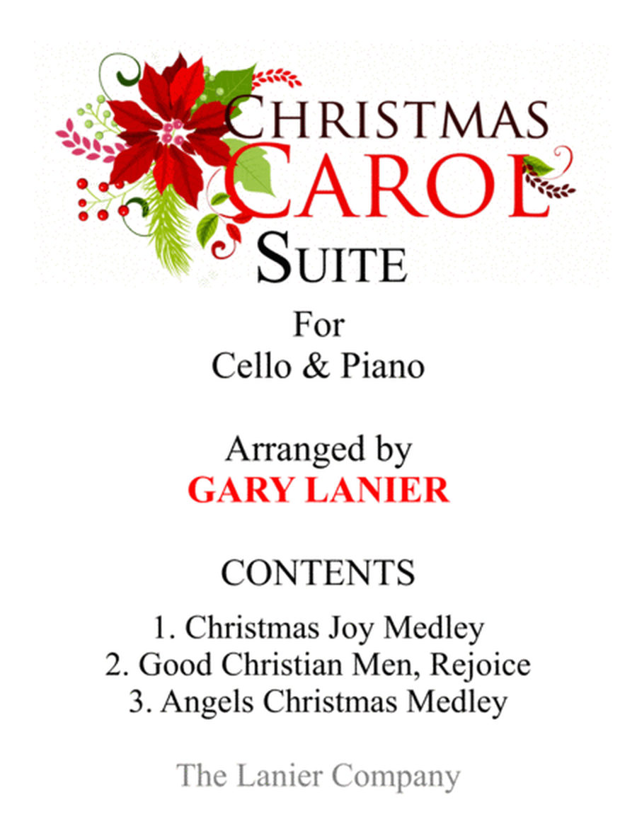 TWO CHRISTMAS SUITES (Cello and Piano with Score & Parts) image number null