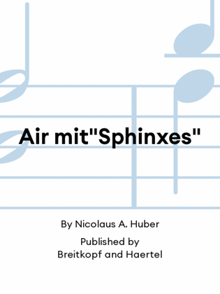 Air mit"Sphinxes"