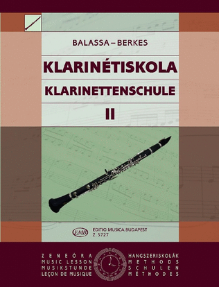 Book cover for Klarinettenschule II