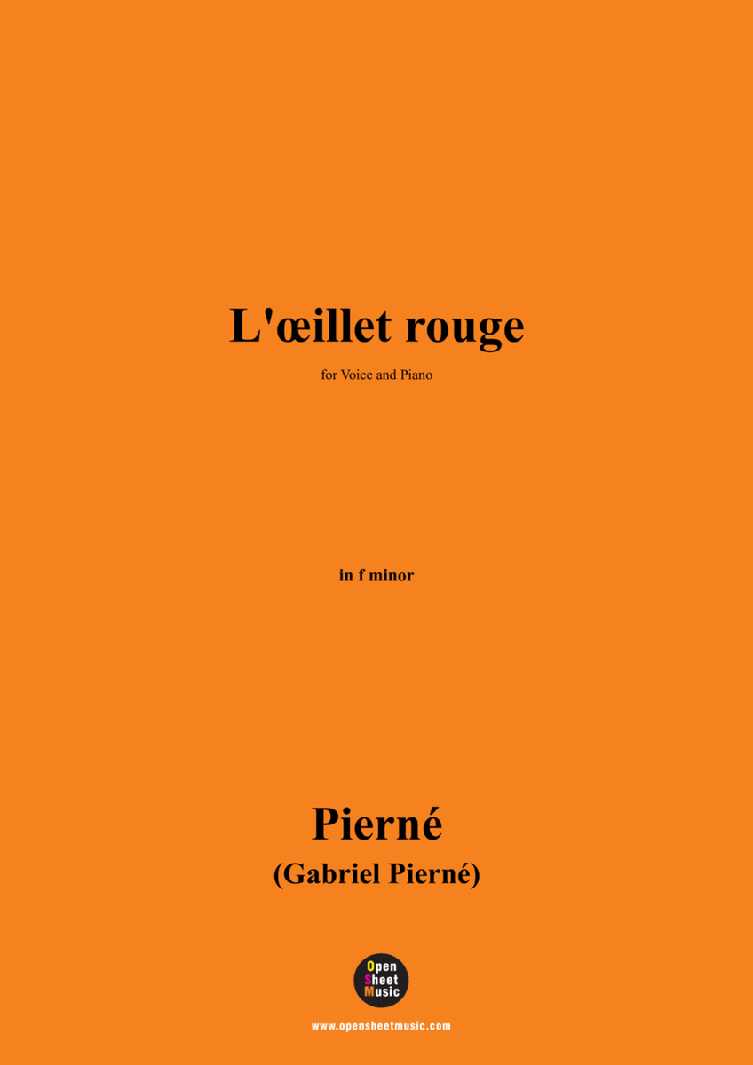 G. Pierné-L'œillet rouge,in f minor