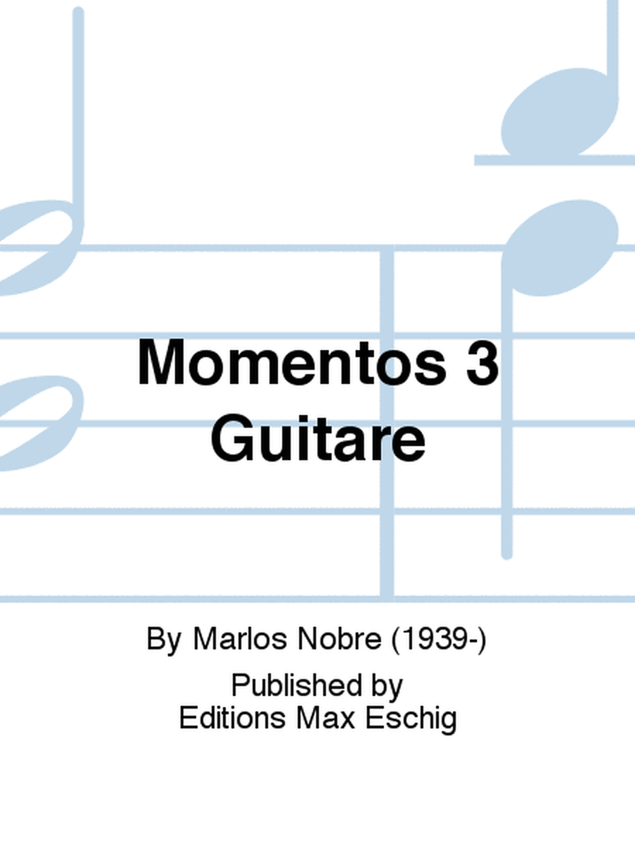 Momentos 3 Guitare