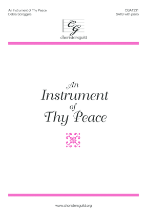 Book cover for An Instrument of Thy Peace