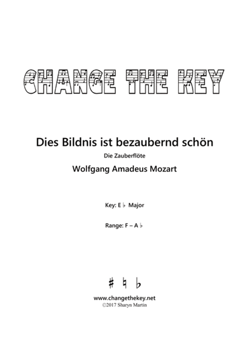 Dies Bildnis ist bezaubernd schon - Eb Major