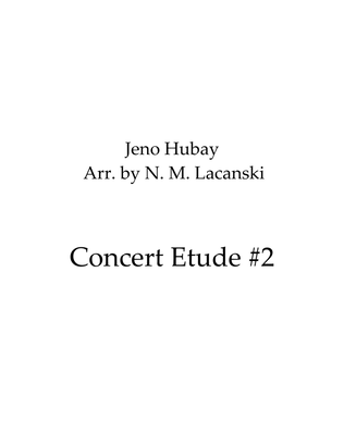 Book cover for Concert Etude #2