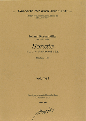 Book cover for Sonate (Nurnberg, 1682)