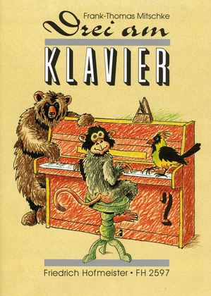 Book cover for Drei am Klavier, Heft 2