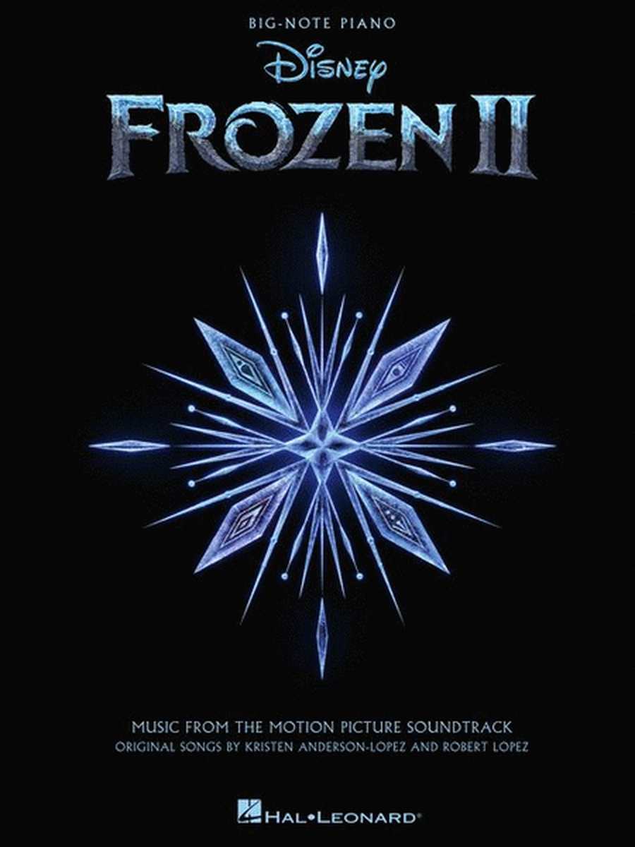 Frozen 2 Big-Note Piano Songbook